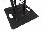 LK-5050 Black 20"x20" Base Plate For Square, Triangle, or Linear Lighting Truss