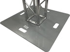 6.56 FT Aluminum Plasma TV Mount Stand Stage DJ Lighting Truss Totem 8"x8" Truss Jumbo 26"x26" Ultra Sturdy Base Plate! Perfect TV Mount
