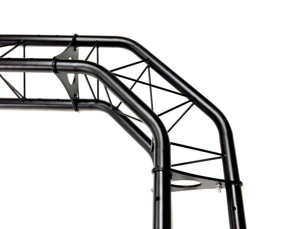 Black Truss Arch Oval Kit 13' Width Mobile Portable DJ Lighting System Metal