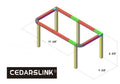 19.68 ft. x 9.84 ft. x 8.85 ft. Exhibition Module Trade show Booth Black Box Truss Display System Package Regular price