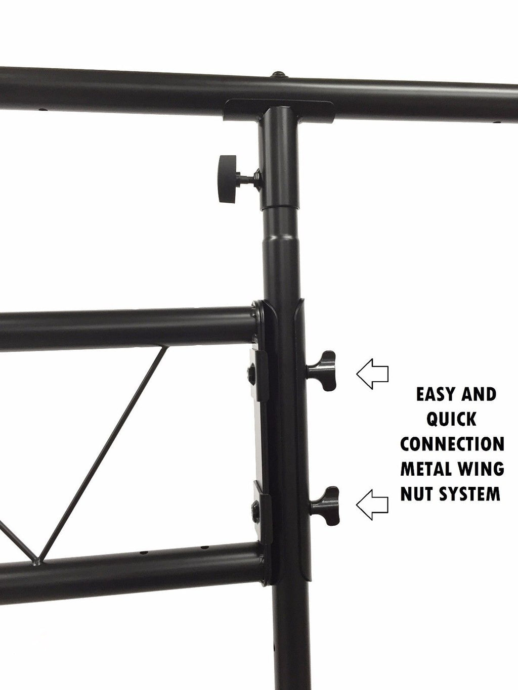 LK-XC15 15' Crank Up DJ Light Stand Heavy Duty Truss LED Lighting System 11.6' Height