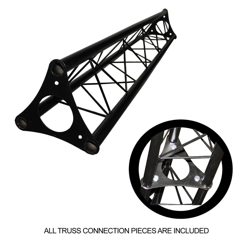 15' Wide Crank Triangular Trussing Mobile DJ Lighting Truss System Triangle