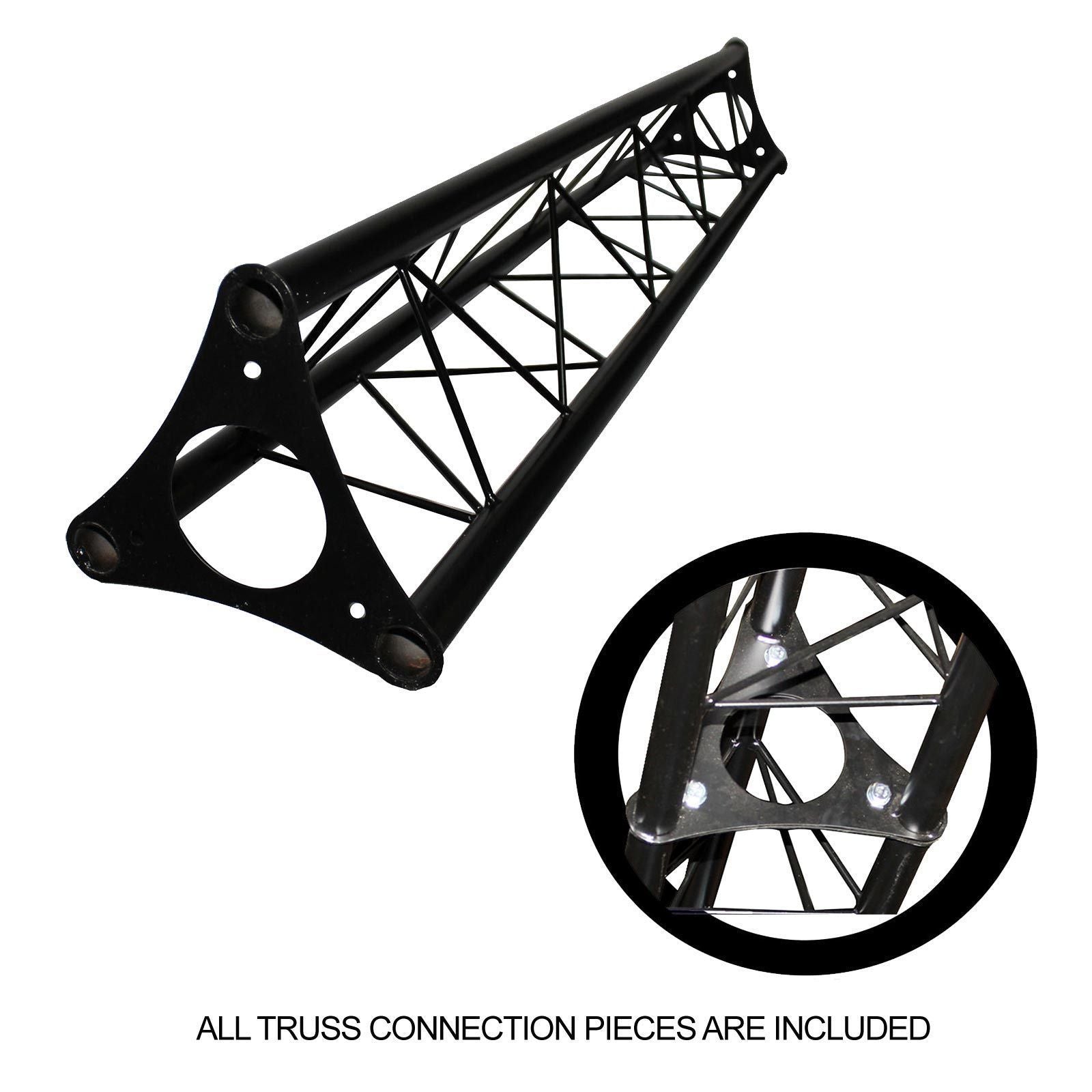 15' Wide Crank Triangular Trussing Mobile DJ Lighting Truss System Triangle