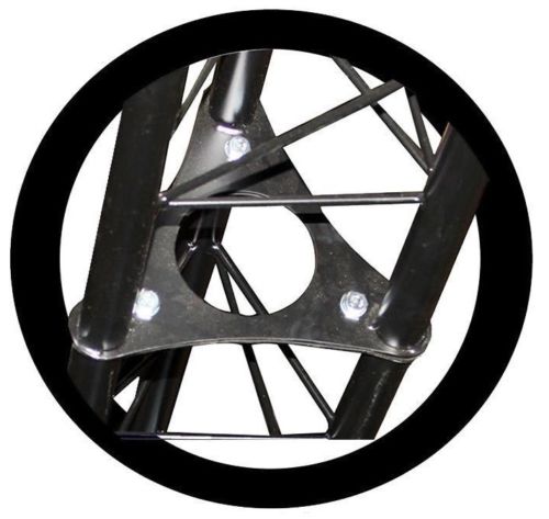 Two 10' Crank Up Stands+Four 5ft. Metal Bolt Connection Triangle Truss Segments