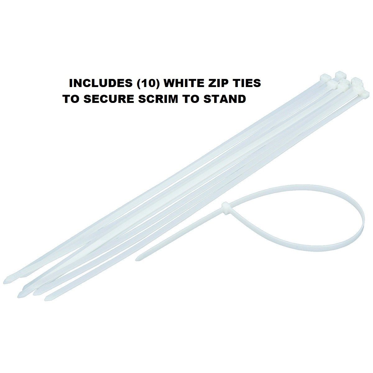 2 White Triple Sided Cloth Tripod Speaker Stand Stretch Covers DJ Scrims + Bags