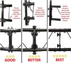 LK-X15 15FT Portable DJ Lighting Truss/Stand w T-Bar Trussing Stage System With Quick Connection System