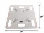 Black Truss Arch Kit Rounded 9.7 ft. Height Mobile Portable DJ Lighting System Metal Bolts