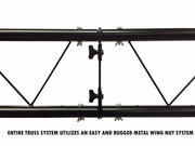 LK-X15 15FT Portable DJ Lighting Truss/Stand w T-Bar Trussing Stage System With Quick Connection System
