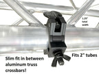 Slim O CLAMP DJ Stage Fits 1.5"/2" Lighting Heavy Duty Mounting for Stand/Truss