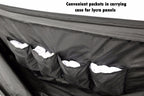 BEAST-4W DJ Event Facade White Scrim Metal Frame Booth + Travel Bag Case