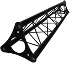 Black Truss Arch Kit 23 ft. Width Mobile Portable DJ Lighting System Metal Bolts