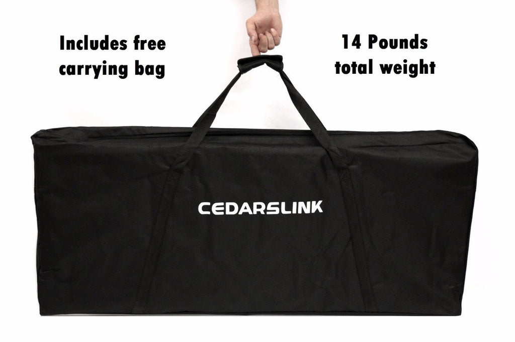 BEAST-4B DJ Event Facade Black Scrim Metal Frame Booth + Travel Bag Case
