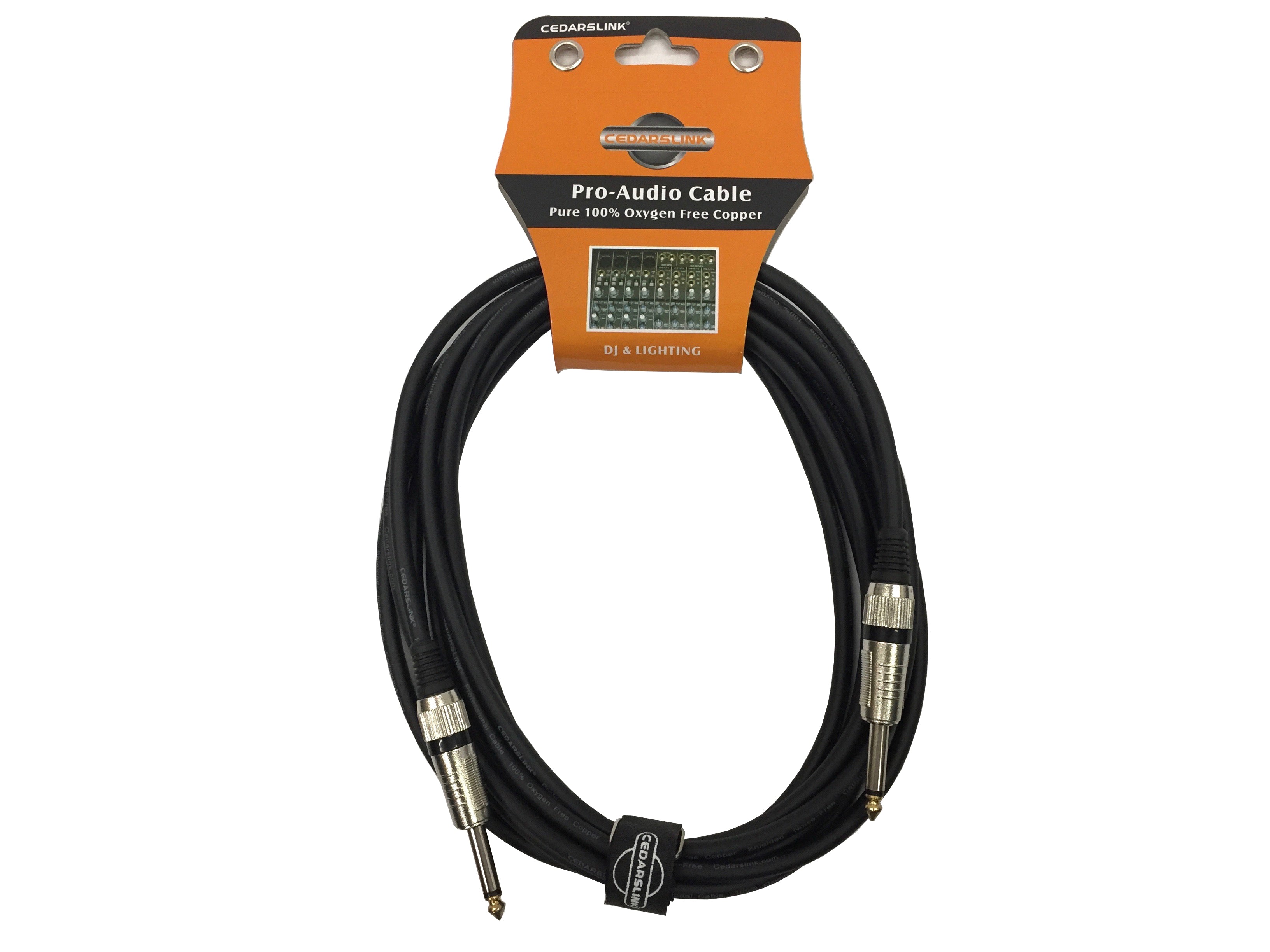 LK-IMONO15FT Premium 1/4"-1/4" 100% Copper Cable Shielded