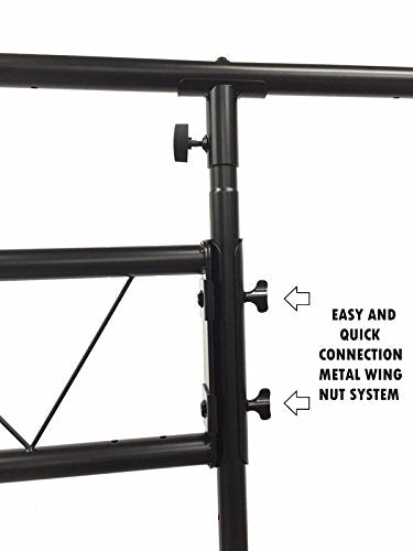 LK-X15 15FT Portable DJ Lighting Truss/Stand w T-Bar Trussing Stage System With Quick Connection System