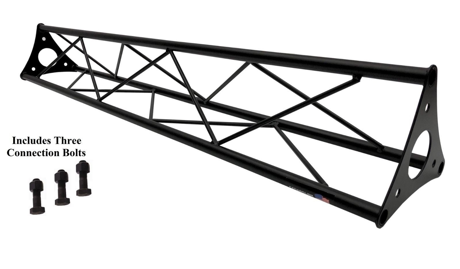 ARCH-SBTRUSS 1 Meter 3.28 ft Black Lighting Triangle Bolted Truss Universal DJ Metal ARCH-SAT