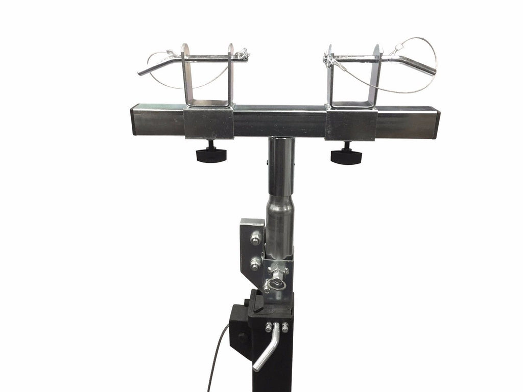 Two 17' Crank Up Stands With Three 6.56' Square Aluminum Truss Segments Package