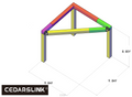 9.84 ft. x 9.84 ft. x 8.85 ft. Exhibition Module Trade show Booth Black Box Truss Display System Package
