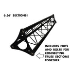 20' ft Wide Crank Triangular Trussing Mobile DJ Lighting Truss System Triangle