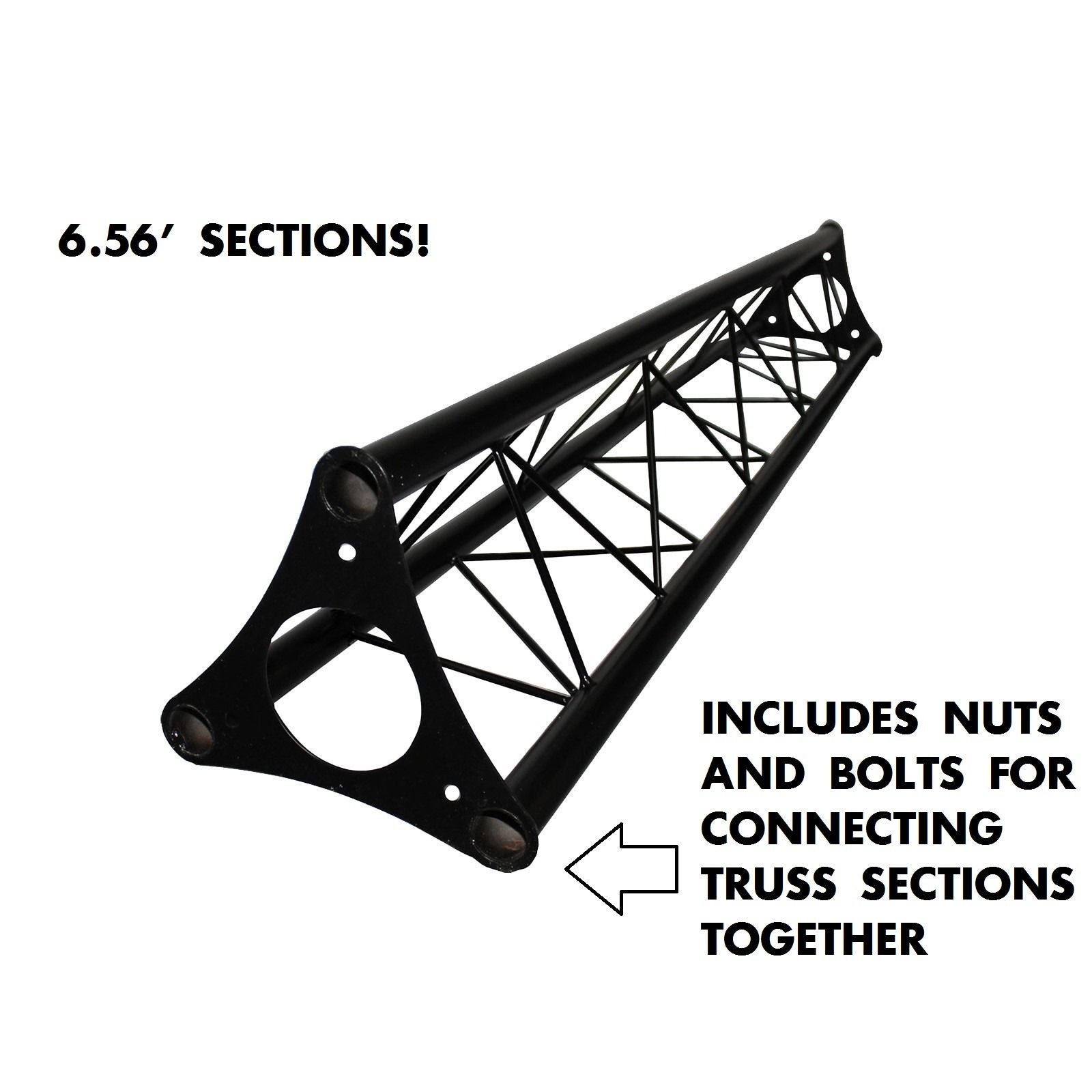 20' ft Wide Crank Triangular Trussing Mobile DJ Lighting Truss System Triangle