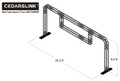 ARCH 11 20.3 Ft Arch Truss 8.9 Ft Height With Center Drop