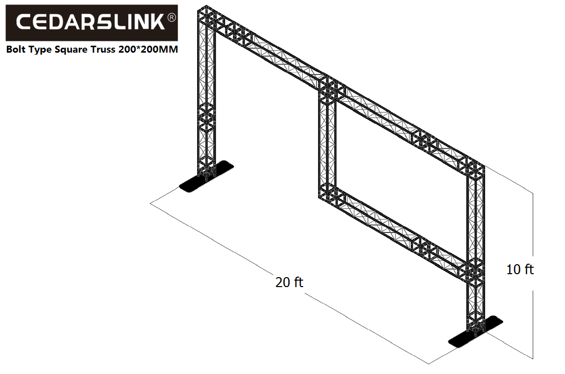 ARCH 16 20 Ft Width 10 Ft Height Arch Truss W/L Shape