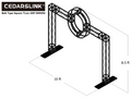 ARCH 8 Circular 10 ft. Width Truss 8.5 ft. Height