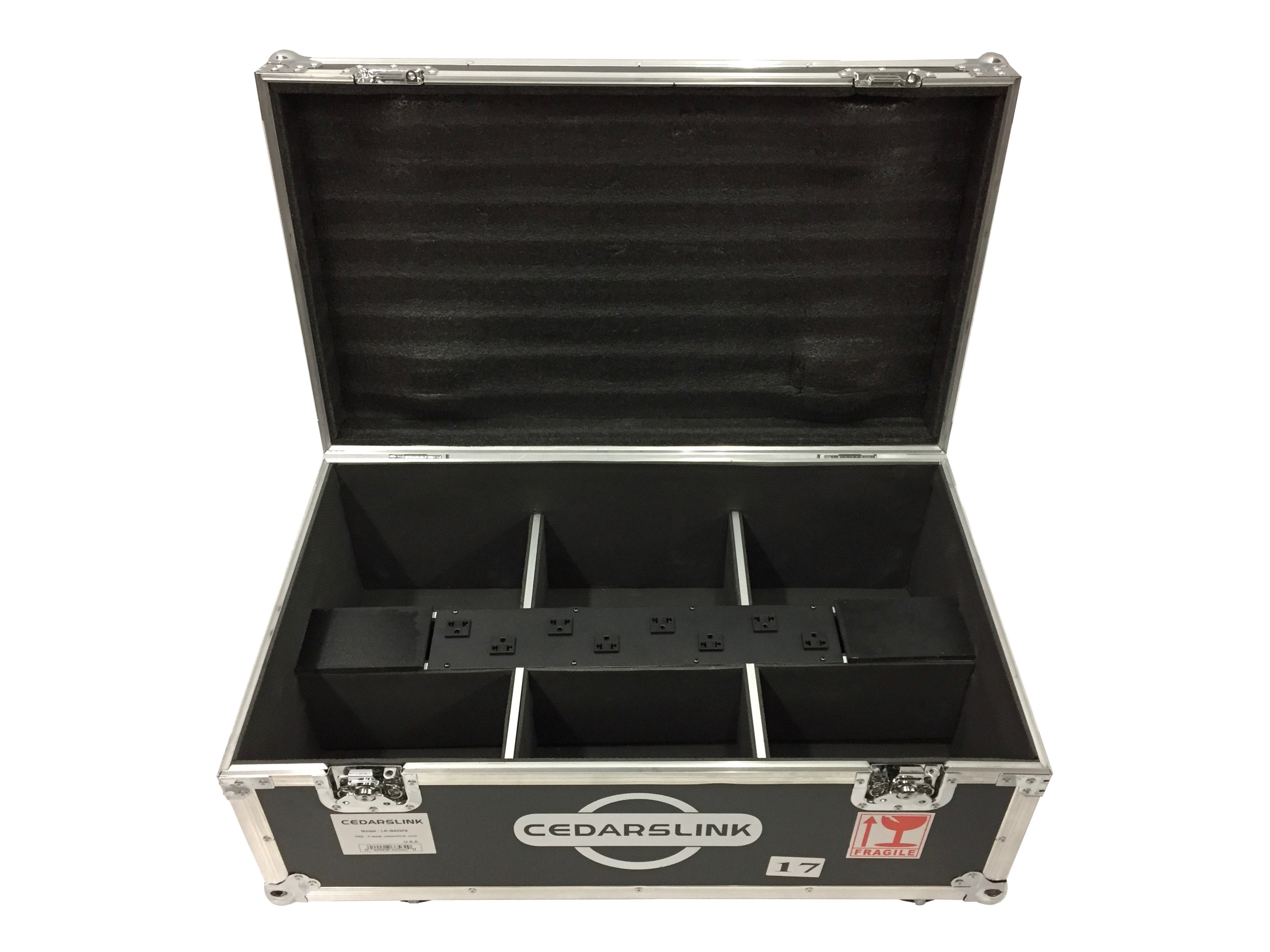 LK-BANK6 Set of 6 Wireless LED Par Lights 6x6 In 1 RGBWA + UV