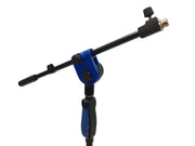 LK-2103B Blue Professional Microphone Stand With Easy Height Quick Adjustment Handle