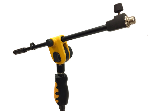 LK-2103Y Yellow Professional Microphone Stand With Easy Height Quick Adjustment Handle