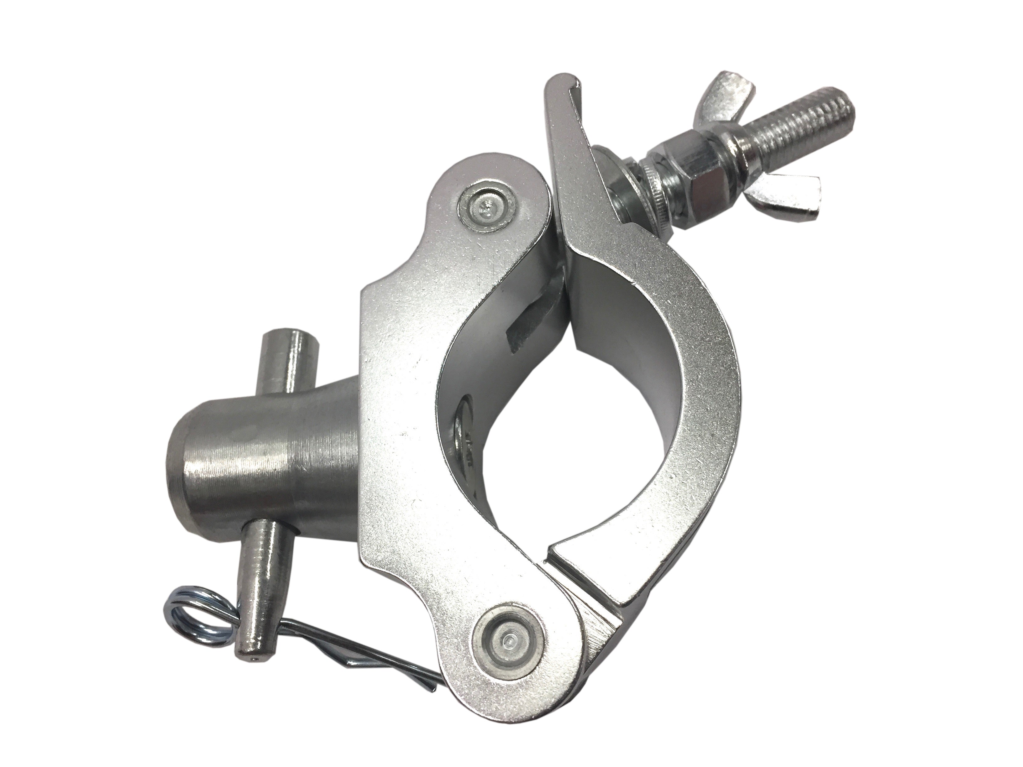 LK-HHB DJ Pro-Clamp Half Coupler 2 inch Heavy-Duty 360 Wrap Around Aluminum Clamp