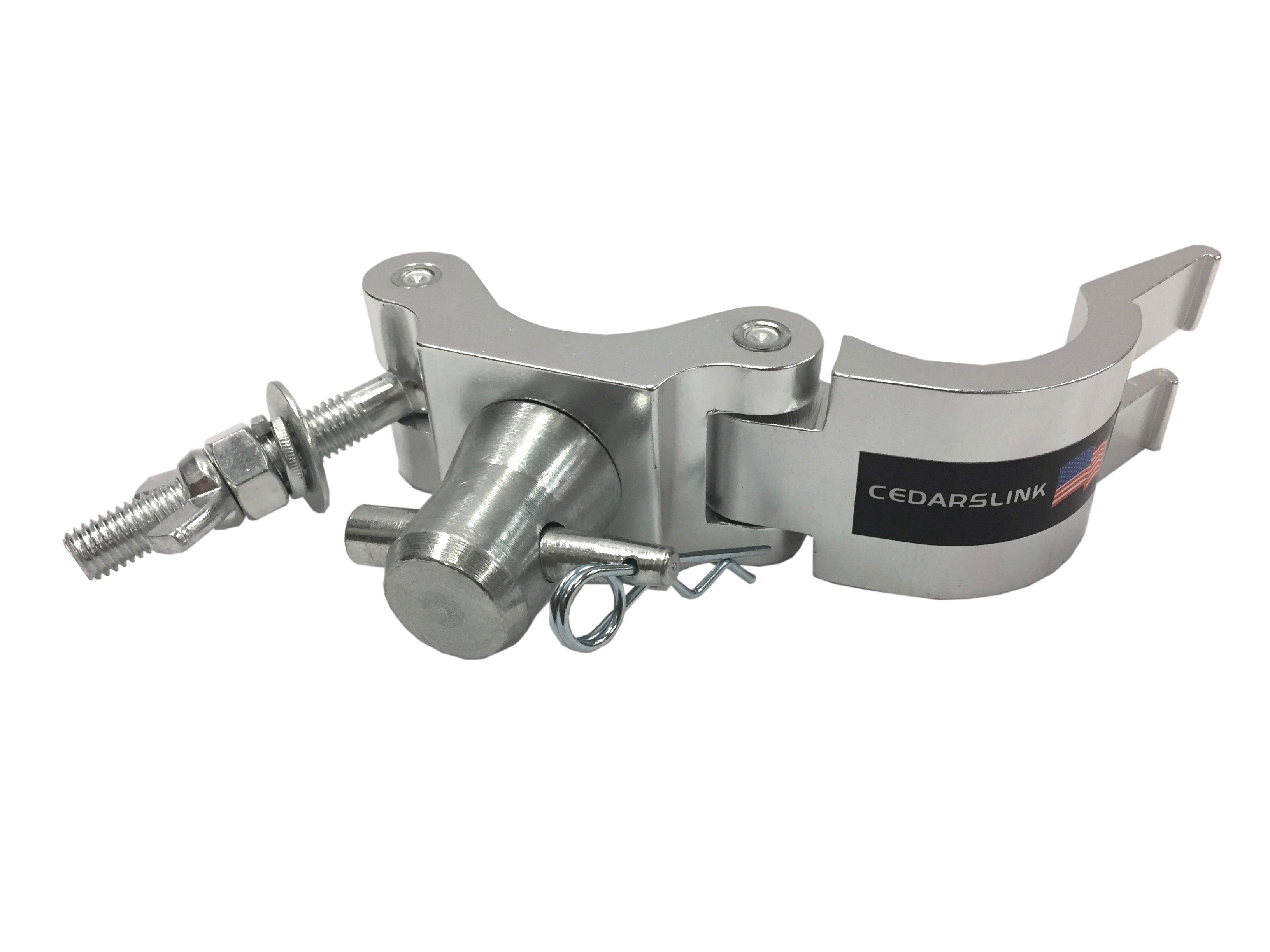 LK-HHB DJ Pro-Clamp Half Coupler 2 inch Heavy-Duty 360 Wrap Around Aluminum Clamp