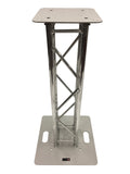 1 Meter 3.28 Ft LK-SAT Truss Aluminum DJ Lighting Tower Square Trussing Totem With Top
