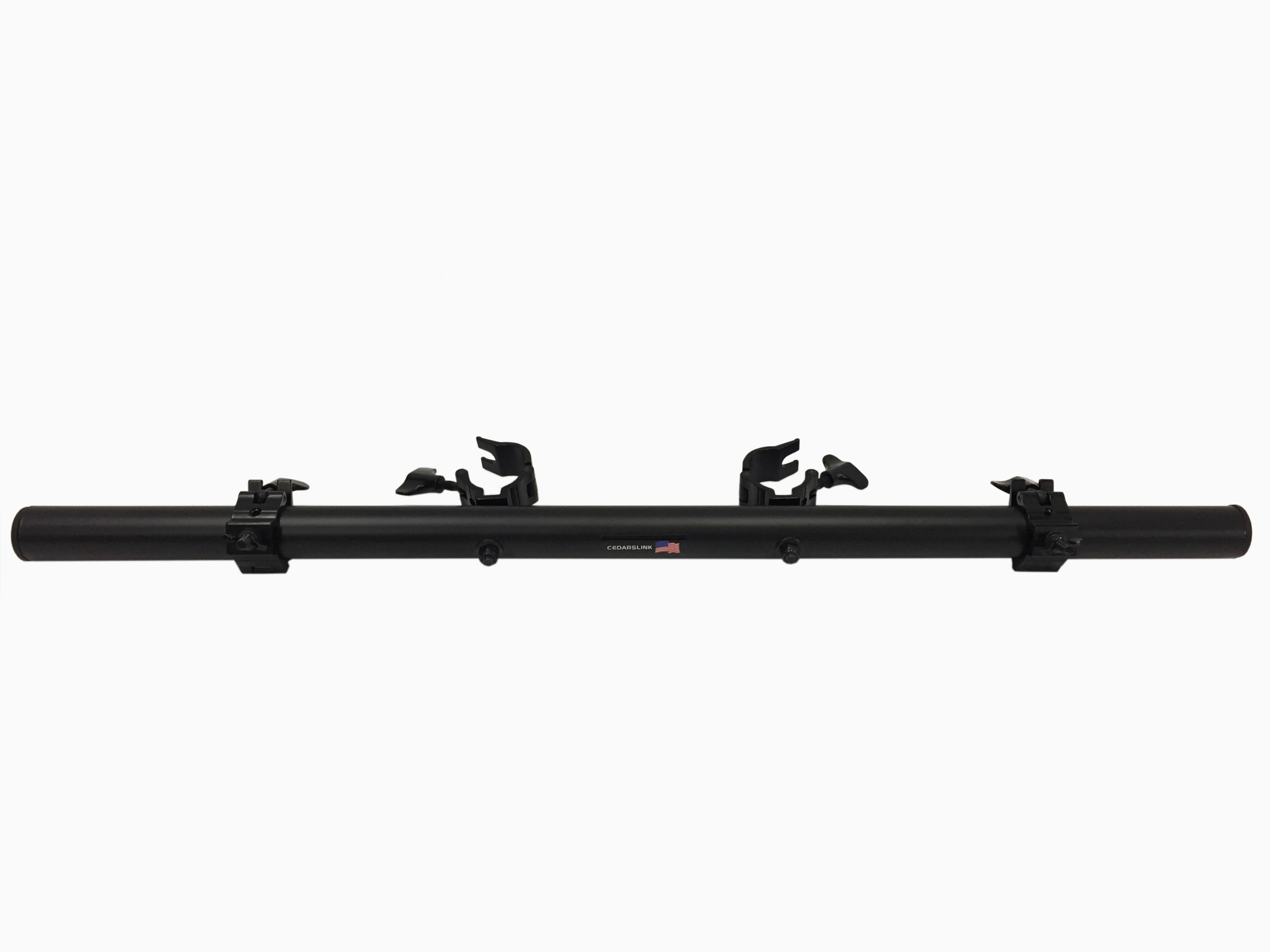 LK-TVSTANDTUBE 34" Black LCD/LED/Plasma Trussing TV Mount Bracket Fits 1.5" Diameter Pipe Truss