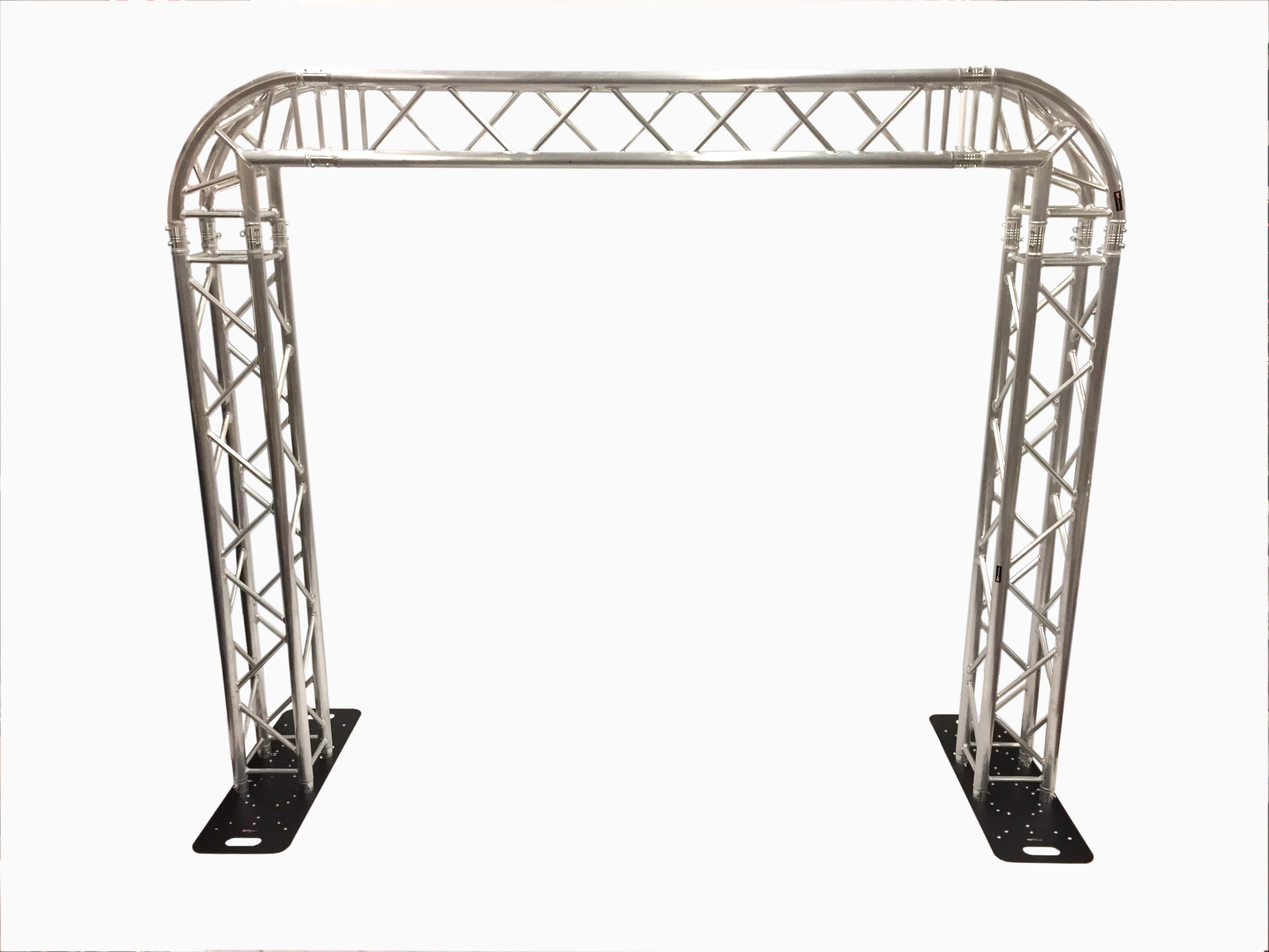 Complete Square Aluminum Truss Goal Post Lighting System For DJ Lights Speakers