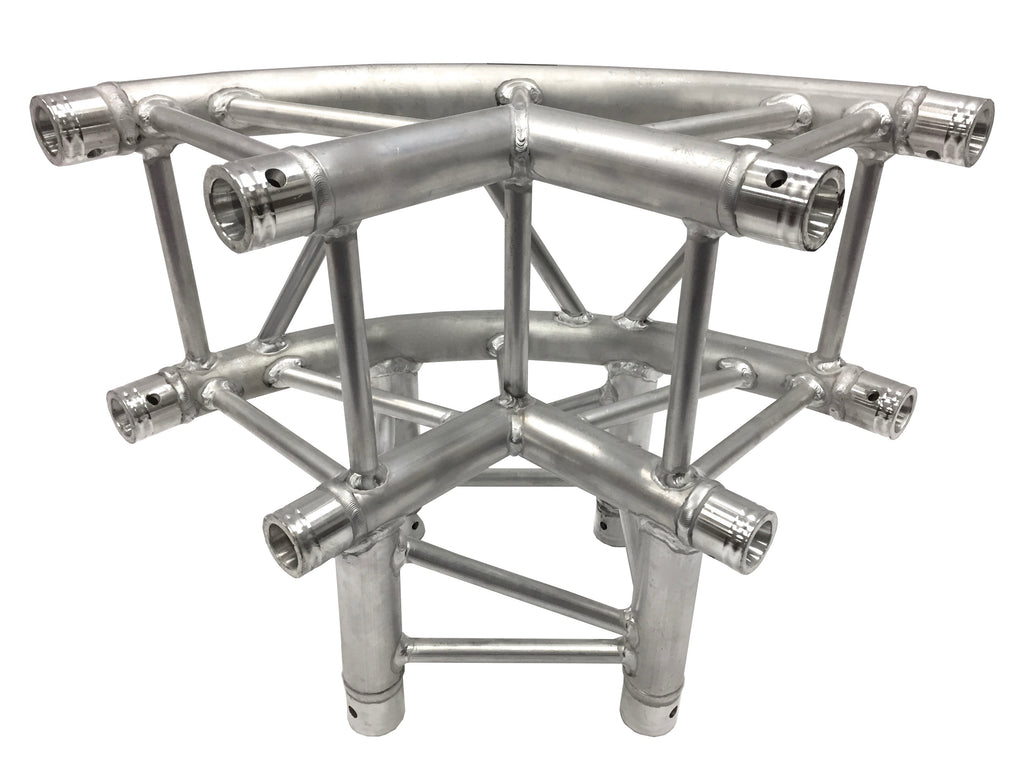 LK-ROUND3 3-Way Easy Setup 90 Degree Corner For Aluminum Truss