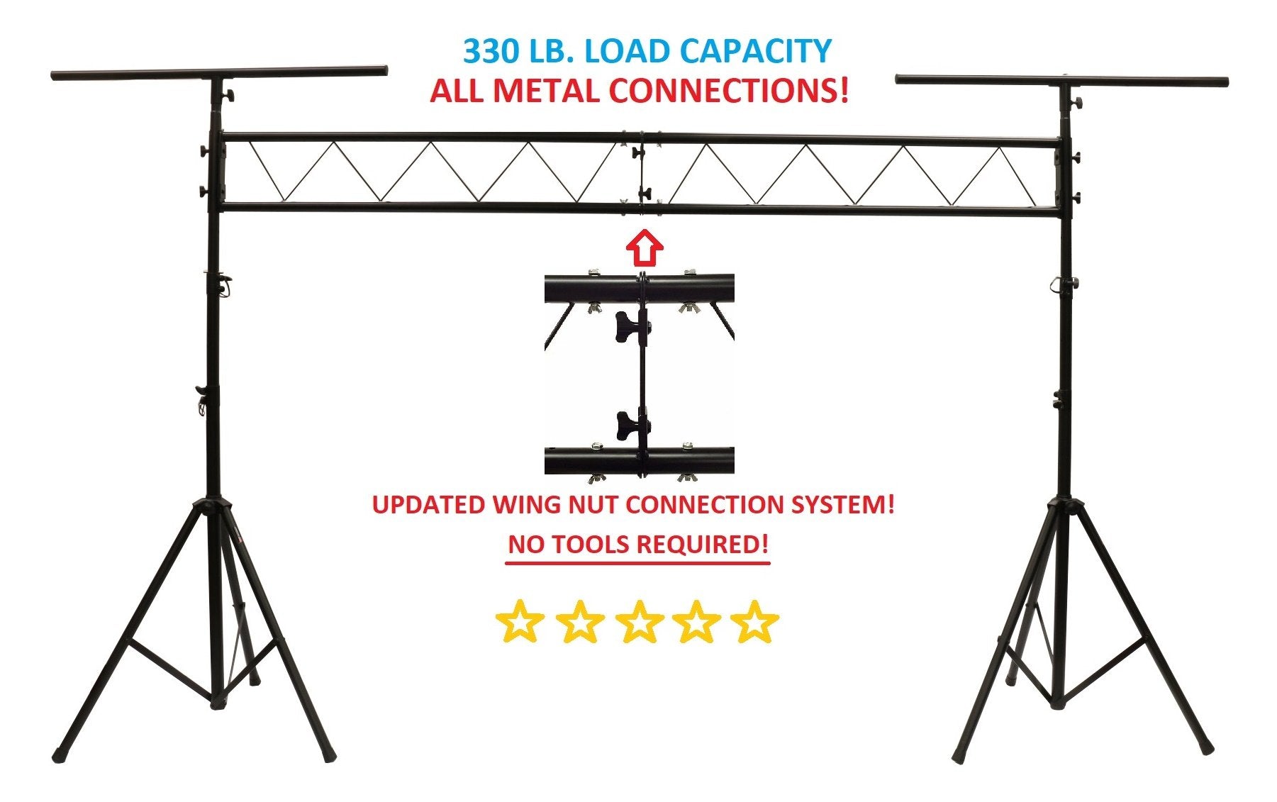 LED-240 240 pcs. RGB LED Curtain 2 Meters x 3 Meters With LK-X10 Lighting Truss Combo