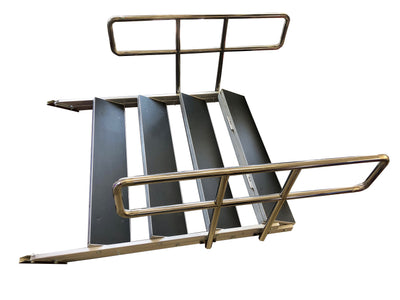 4 ft. Wide Aluminum Heavy-Duty Staircase For Staging Riser