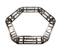 Industrial Grade 6.2ft Hexagonal Truss Circle, Six-Sided Lighting Truss