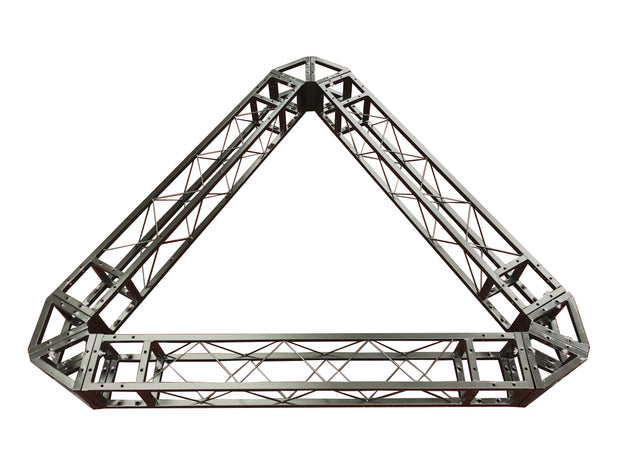 Industrial Grade 6.4ft Triangular Truss Shape, Three-Sided Lighting Truss, With Corners