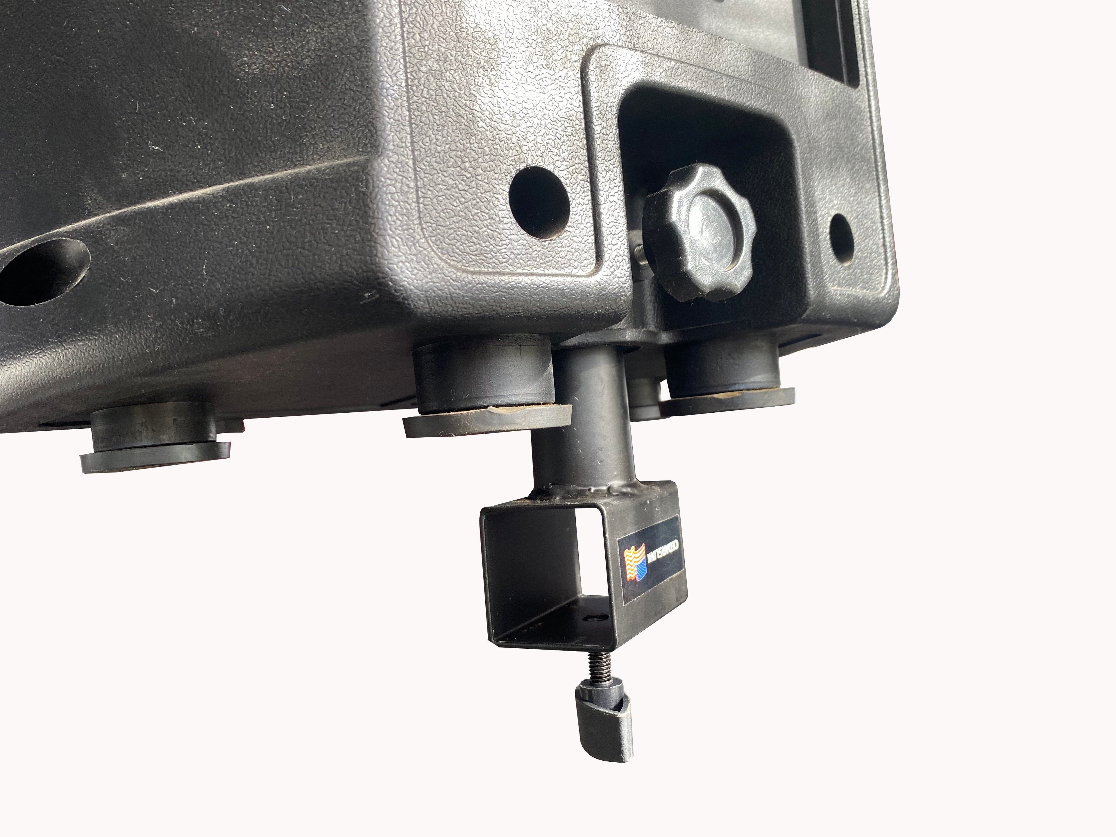 Metal Heavy-Duty Speaker Pole Adapter for 2" Square Tubing