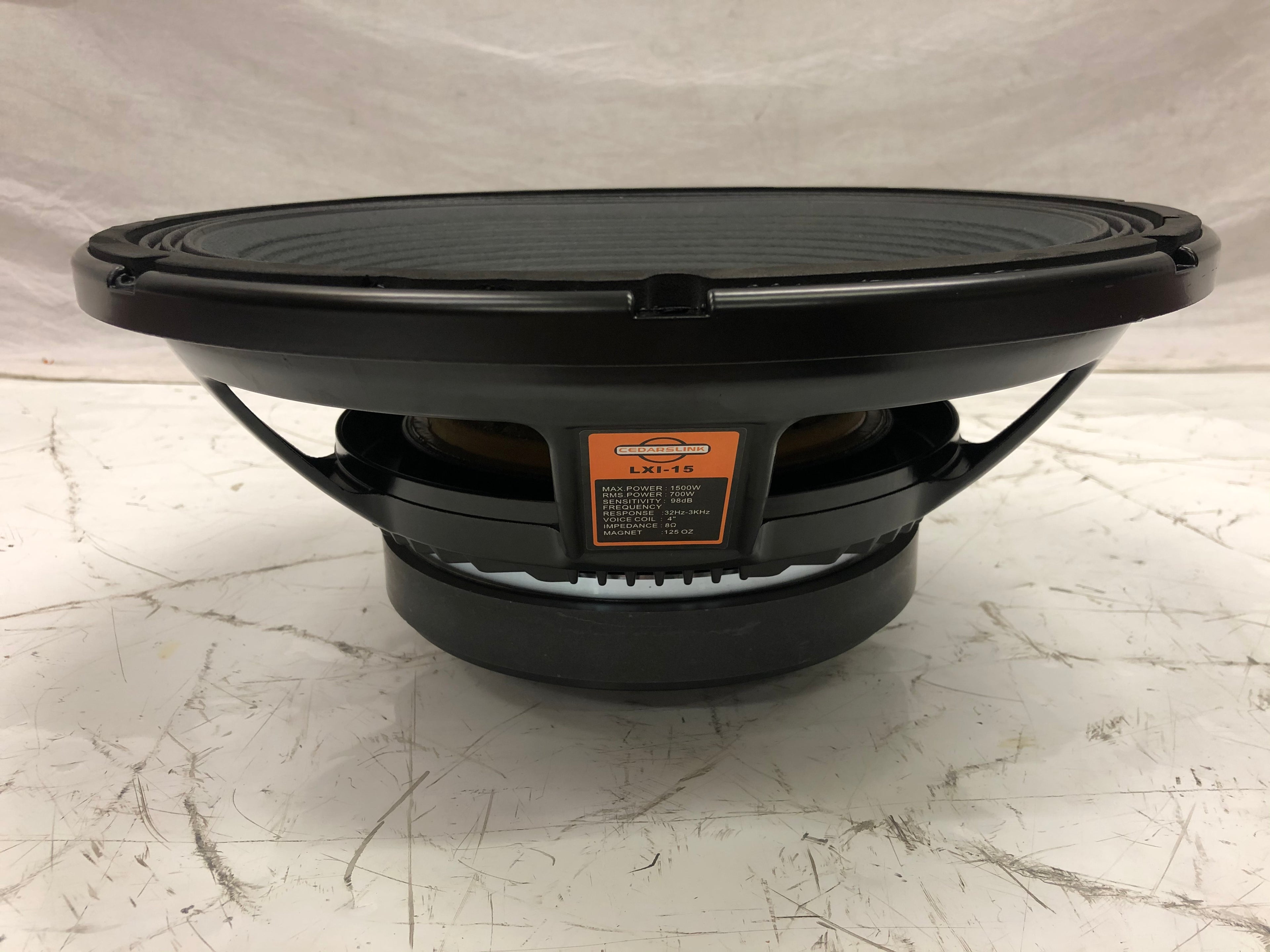 LXI-15 15" Raw Driver 1,500 Watts