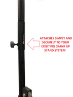 LK-EXT-LA 33" Metal Height Extension Bar For Crank Up DJ Lighting Truss Trussing Stands