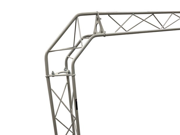ARCH-SA2 Silver Truss Arch Kit 7.6FT Height Mobile Portable DJ Lighting System Metal Arch