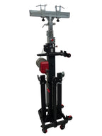 Two Colossus 18Ft Ultra-Heavy Duty Tower Lifter Crank Lighting DJ Concert Stand W/Outriggers