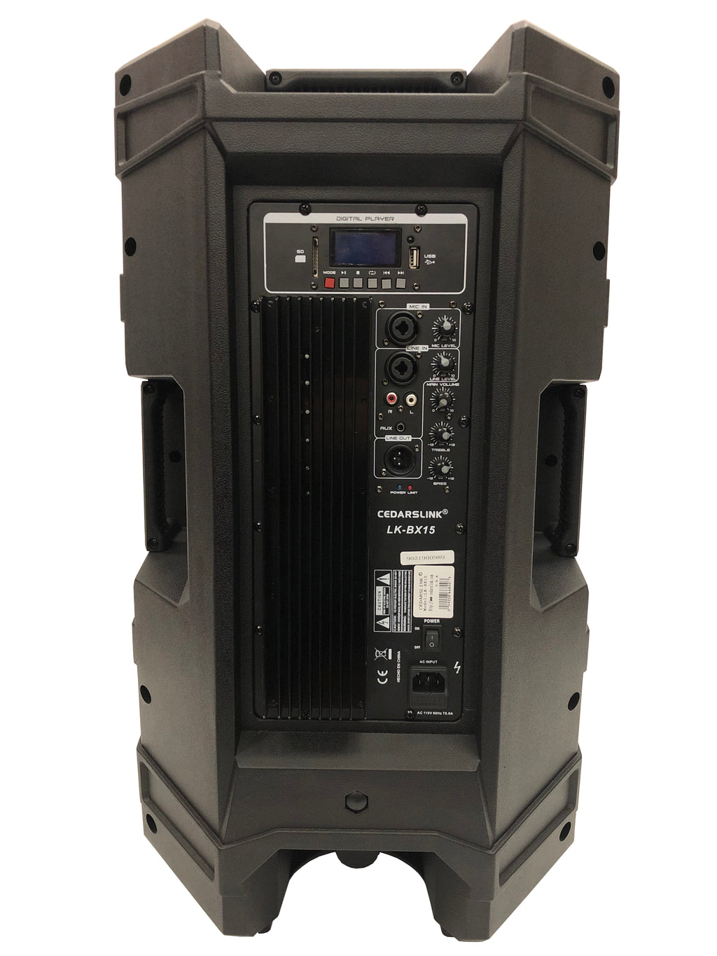LK-BX15 15" 2 Way Bi-Amplified Loudspeaker With BlueTooth