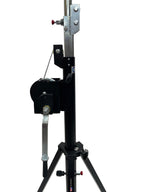 (2) LK-C14 14FT TRUSS LIGHTING CRANK STAND 220 LBs & UNIVERSAL T ADAPTER DJ PA CLUB