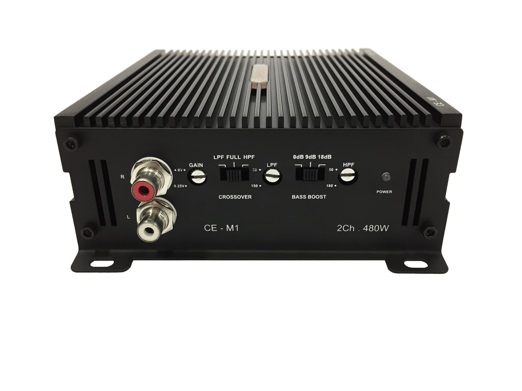 CE-M1 2-Channel 480 Watts Mini Bridgeable Amplifier
