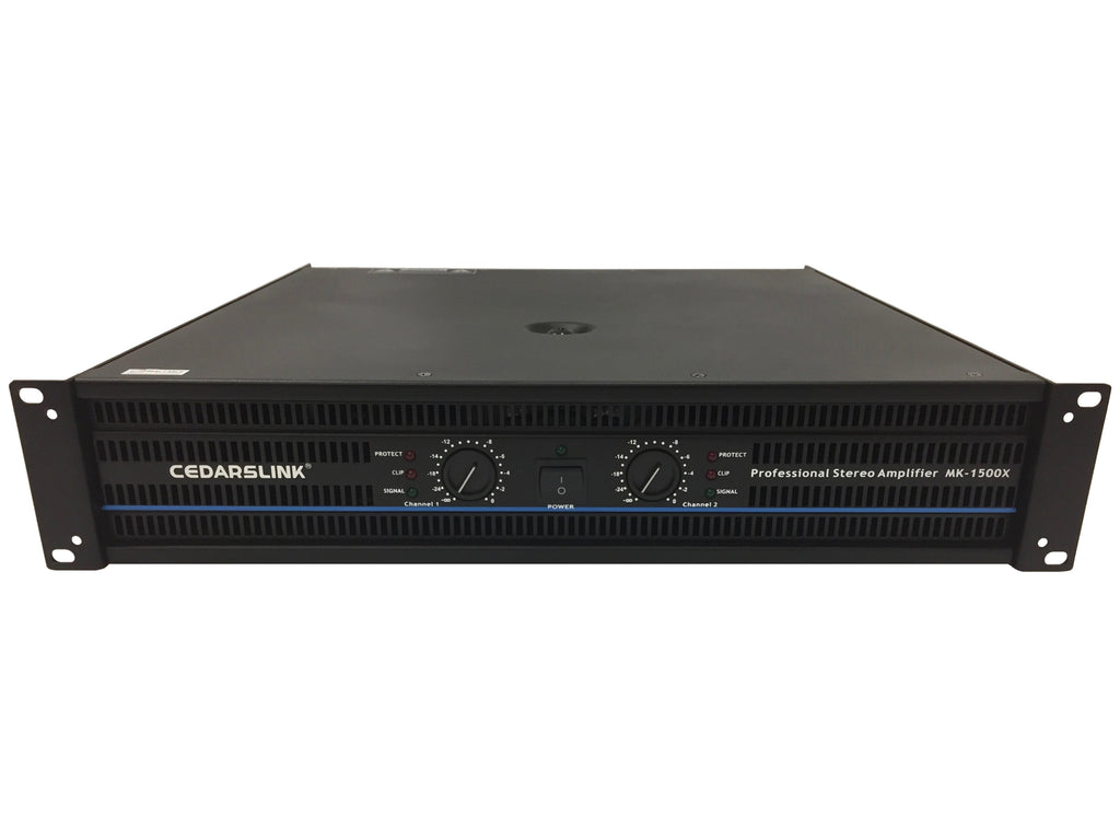 MK-1500X 1500 Watt Professional Stereo Amplifier