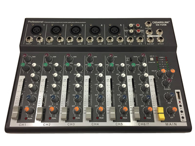 CE-7USB Professional 7 Channel Mixer With USB Input