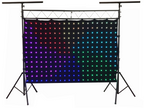 LED-240 240 pcs. RGB LED Curtain 2 Meters x 3 Meters With LK-X10 Lighting Truss Combo